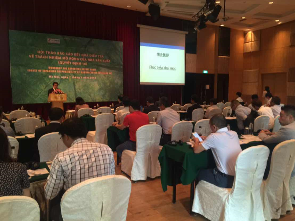Seminar on WEEE collection solutions in Vietnam